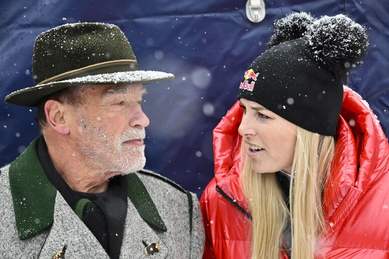 Milano Cortina: Schwarzenegger a Vonn, 'la grandezza non è senza fallimenti'