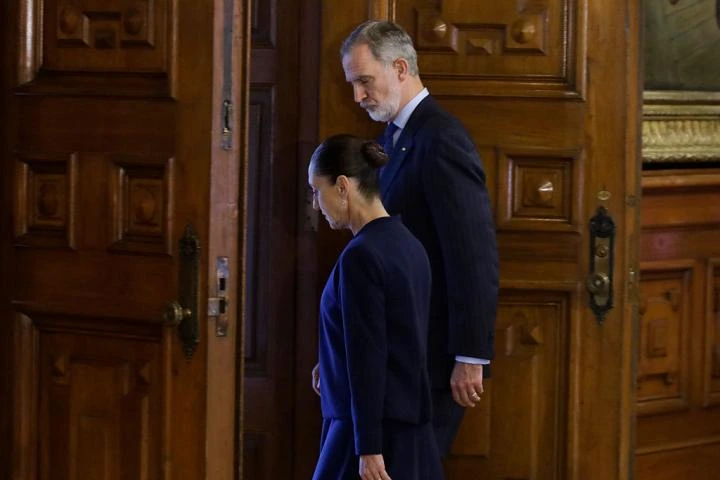 Felipe VI se pronuncia tras la reunión con Sheinbaum: habla de una "magnífica" relación entre España y México y augura un "futuro realmente próspero"