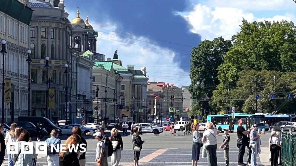 Ukrainian drones hit St Petersburg as Putin's flagship economic forum opens