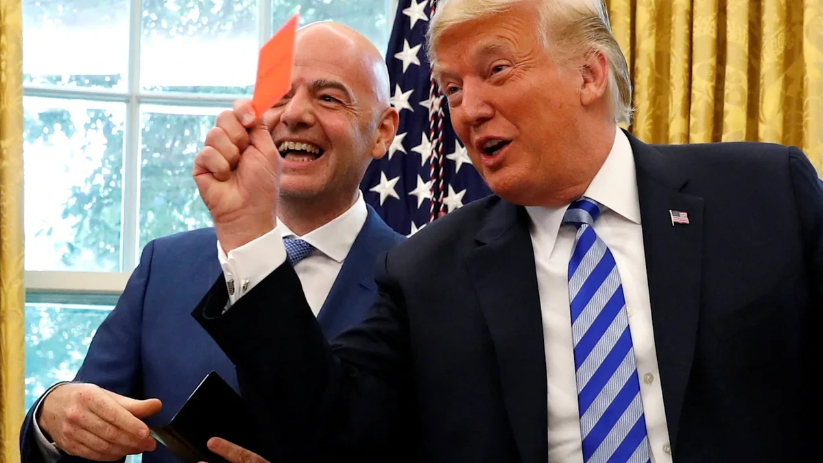 Aufhebung der Rot-Sperre: So bedankte sich Trump beim Fifa-Chef