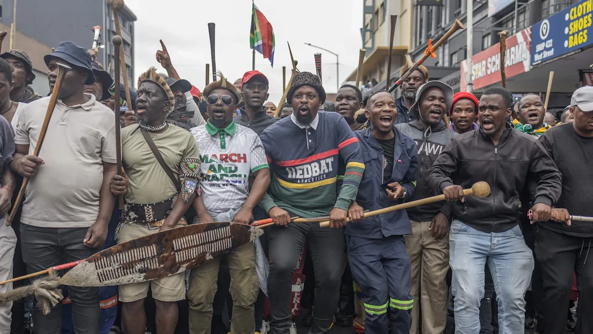 Gewalt gegen illegale Migranten in Südafrika: Sie ziehen mit Knüppeln von Haus zu Haus