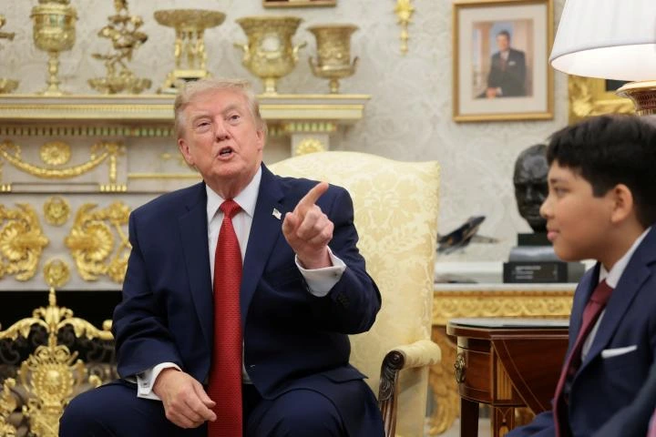 "¡Cállate!": Trump estalla contra una periodista de CNN y la Casa Blanca cruza todas las líneas rojas atacando a sus hijos