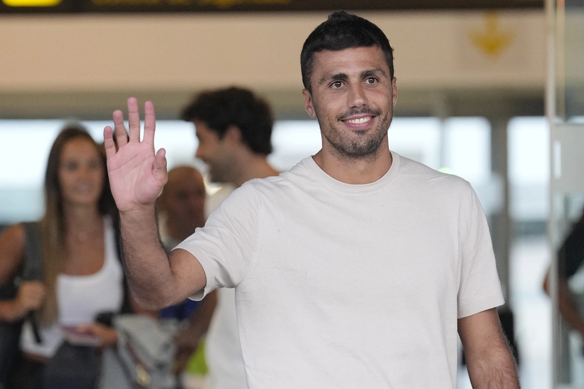 Rodri llega a Barcelona para fichar por el Barça: "Es un sueño"