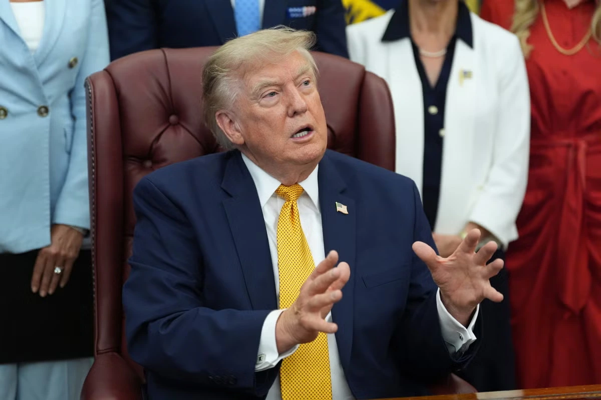 Trump claims UK is ‘bankrupt’ as he calls for Burnham to resume drilling in the North Sea
