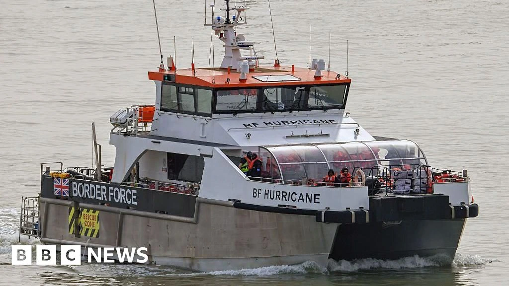 More than 150 migrants rescued after boat catches fire in Channel