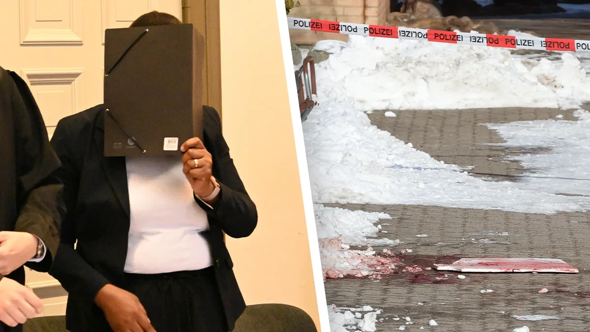Mordprozess in Hamburg: Frau rammt Ex im Bett Messer in den Hals