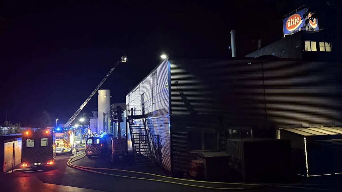 Brand bei Ültje in Schwerte: „Gebrannte Erdnüsse“ in der Luft