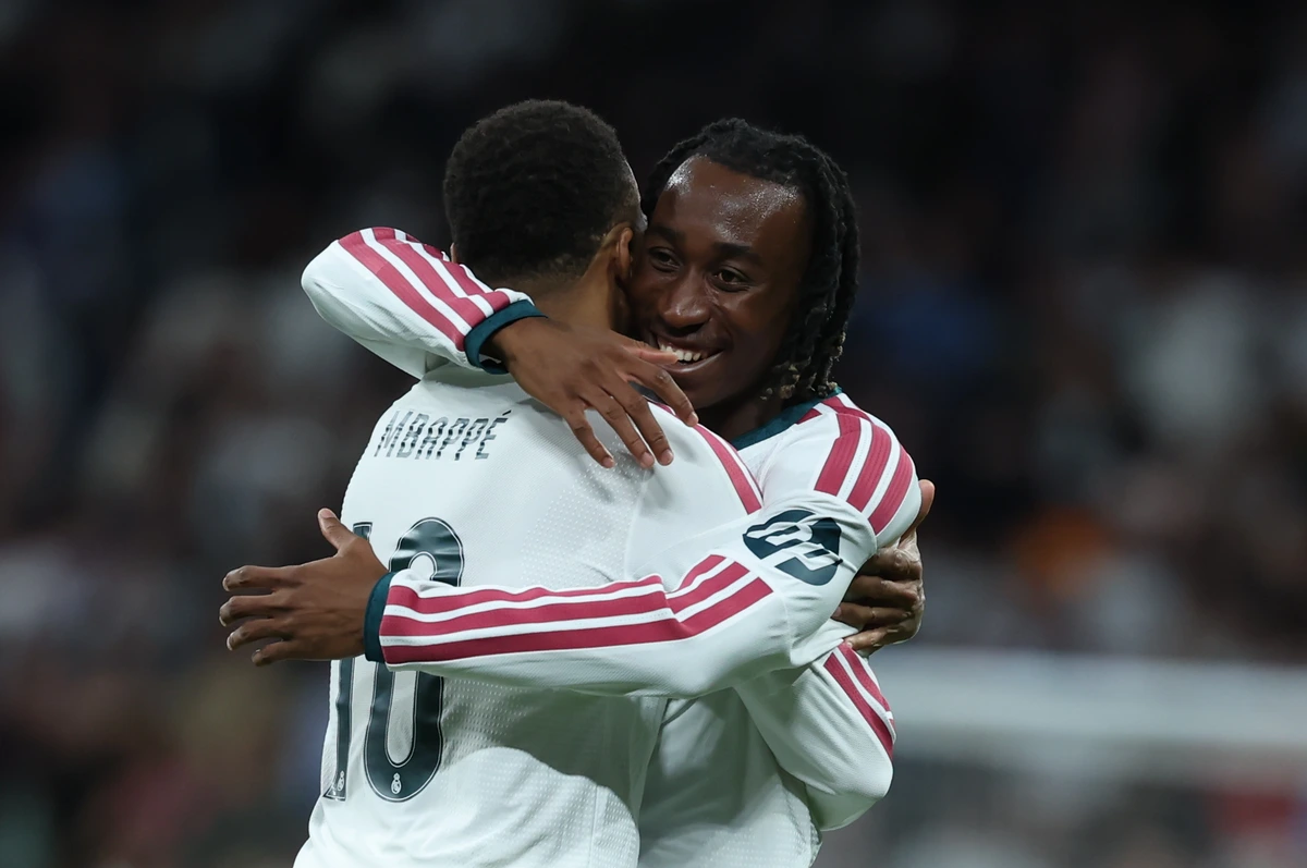 El Madrid cambia el viento camino del clásico con una goleada ante el Leipzig pese al deprimido Vinicius
