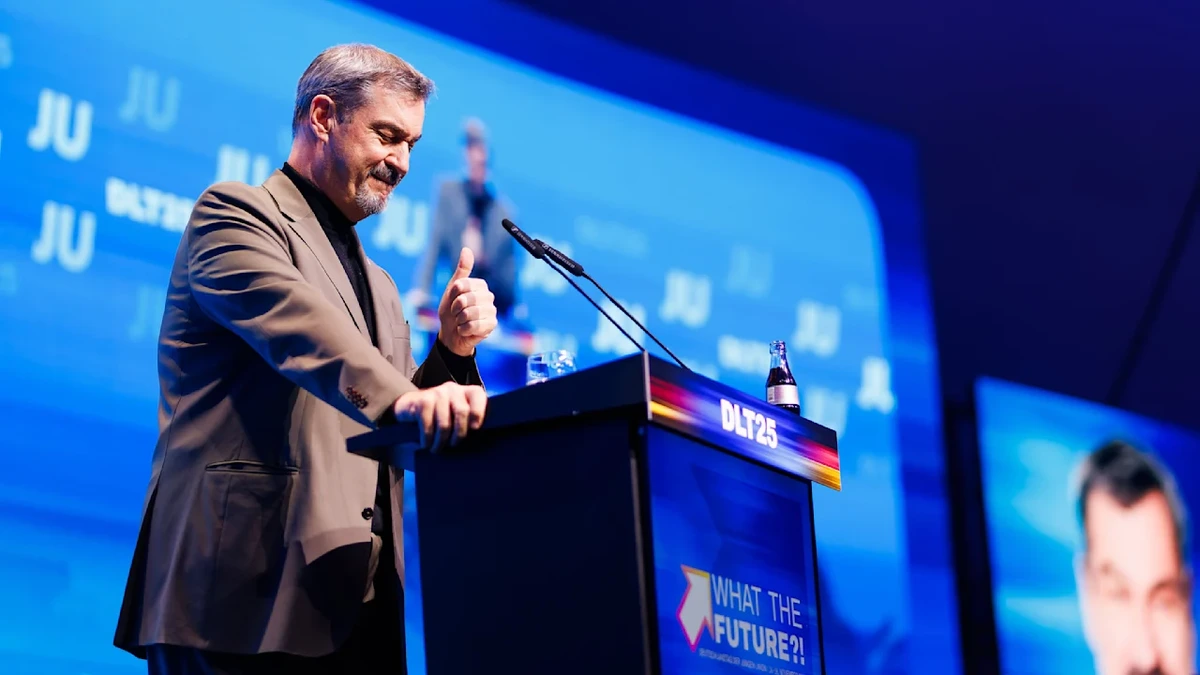 Deutschlandtag der JU: Gleich hat Söder das letzte Wort